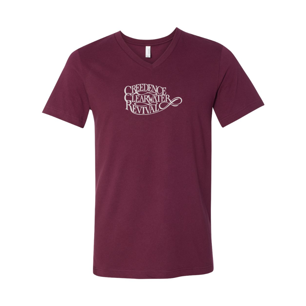 Creedence Clearwater Revival BELLA  CANVAS - Jersey V-Neck T-Shirt