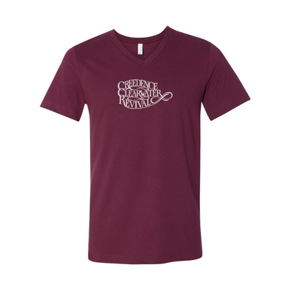 Creedence Clearwater Revival BELLA  CANVAS - Jersey V-Neck T-Shirt