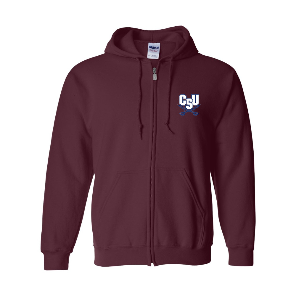 Men's CSU Buccaneers    Gildan  Heavy Blend Full Zip Hooded Sweatshirt