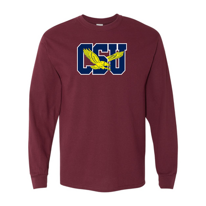 Men's Coppin State Eagles Gildan Heavy Cotton Long Sleeve T-Shirt