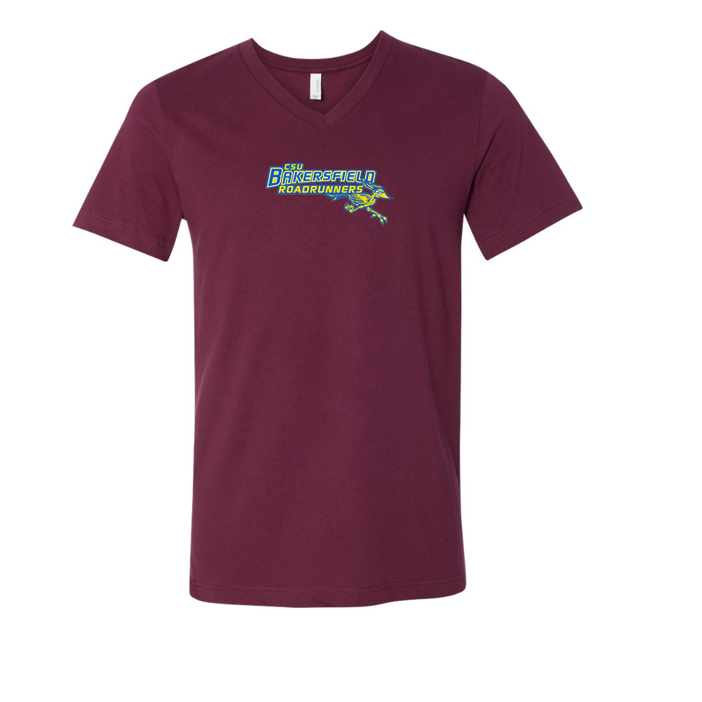 CSU-Bakersfield Roadrunners BELLA  CANVAS - Jersey V-Neck T-Shirt