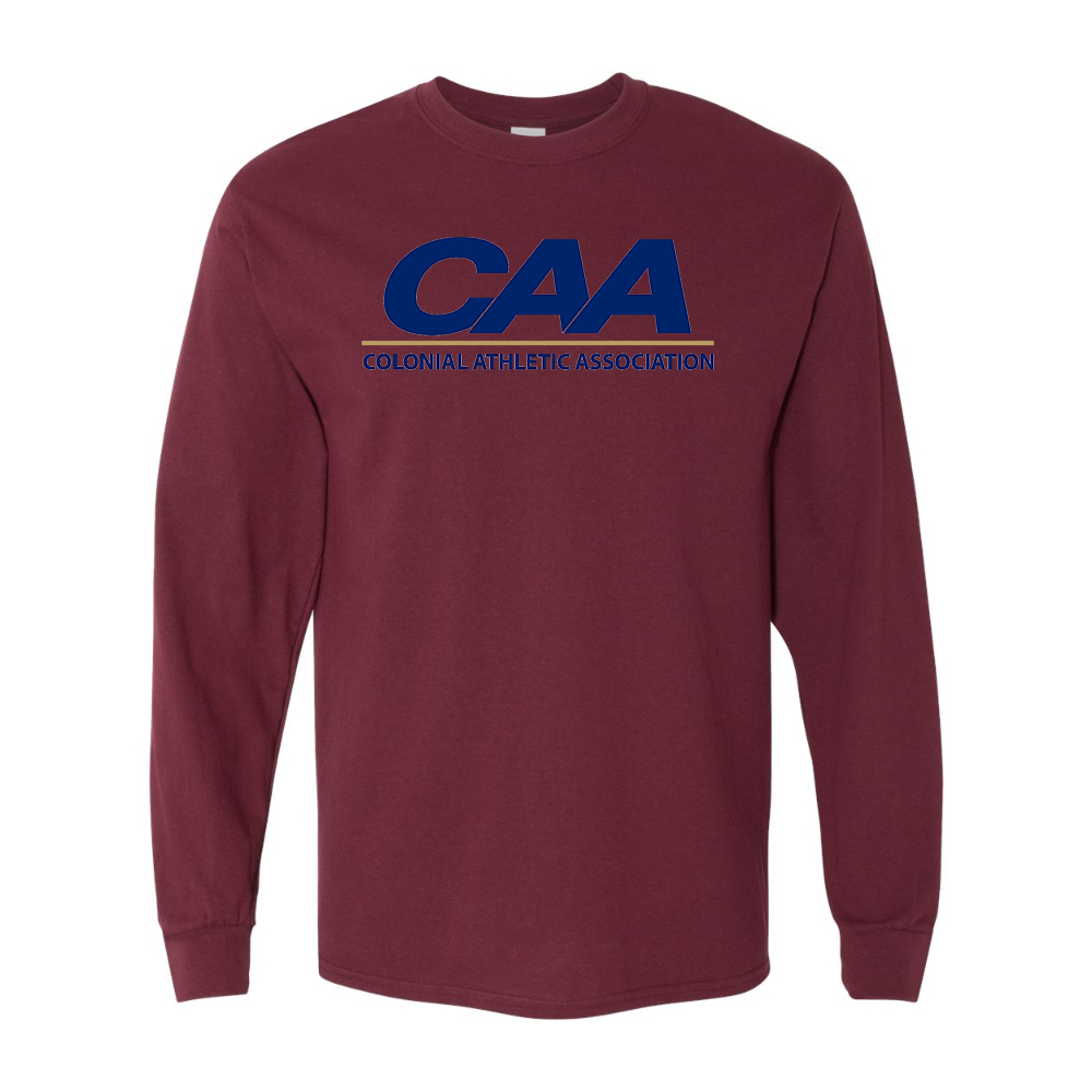 Men's Colonial Athletic Association Gildan Heavy Cotton Long Sleeve T-Shirt
