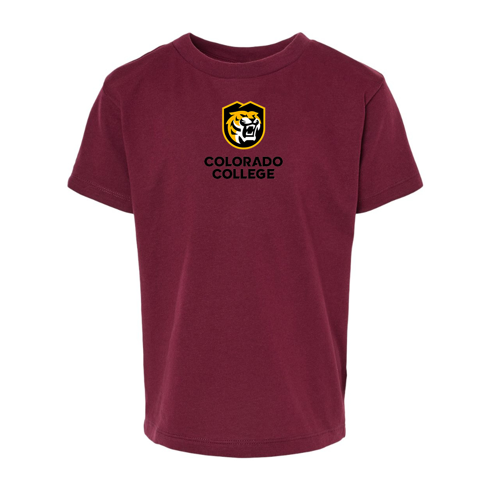 Colorado College Tigers BELLA  CANVAS Toddler Jersey Tee