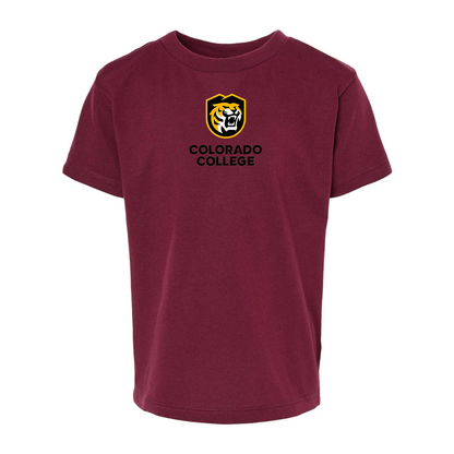 Colorado College Tigers BELLA  CANVAS Toddler Jersey Tee