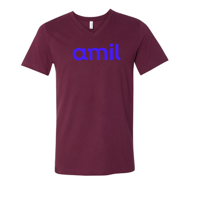 Amil  BELLA  CANVAS - Jersey V-Neck T-Shirt