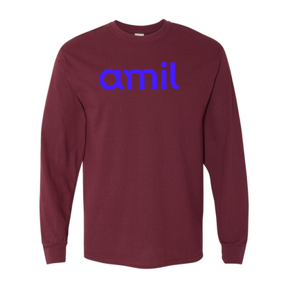 Men's Amil Gildan Heavy Cotton Long Sleeve T-Shirt
