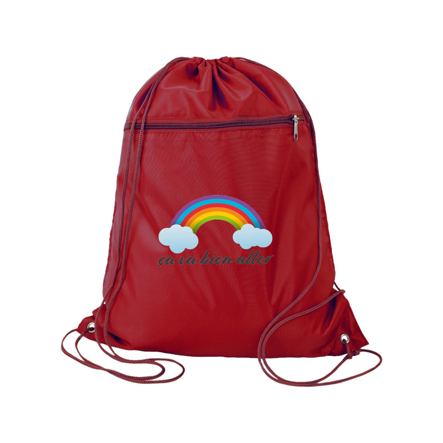 Ça va bien aller Q-Tees - Polyester Cinchpack