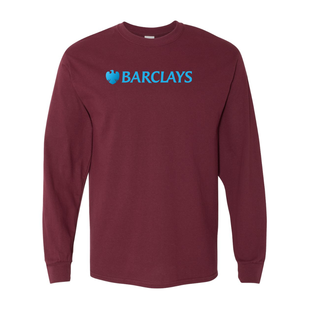 Men's  Barclays Gildan Heavy Cotton Long Sleeve T-Shirt