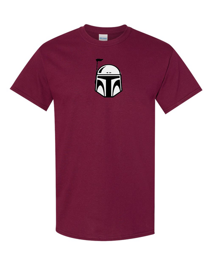 Men's Star Wars Boba Fett Helmet Gildan Heavy Cotton T-Shirt
