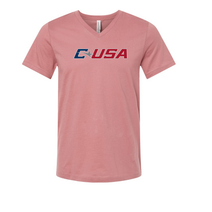 Conference USAl BELLA  CANVAS - Jersey V-Neck T-Shirt