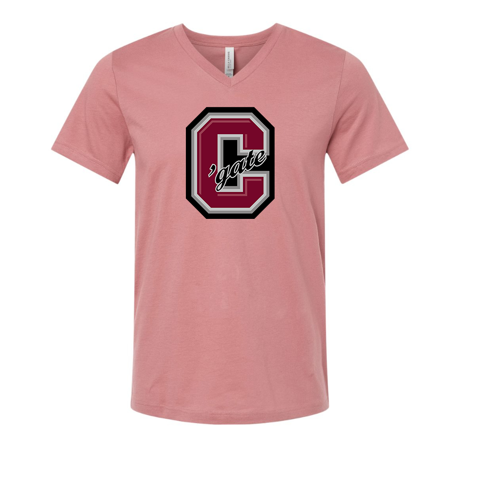 Colgate Raiders BELLA  CANVAS - Jersey V-Neck T-Shirt