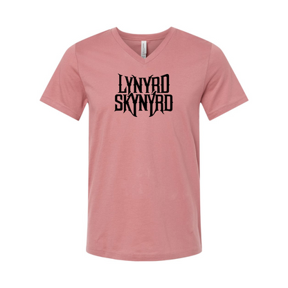 Lynyrd Skynyrd BELLA  CANVAS - Jersey V-Neck T-Shirt