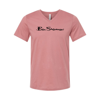 Ben Sherman BELLA  CANVAS - Jersey V-Neck T-Shirt