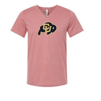 Colorado Buffaloes BELLA  CANVAS - Jersey V-Neck T-Shirt