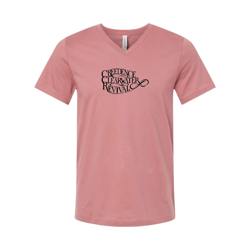 Creedence Clearwater Revival BELLA  CANVAS - Jersey V-Neck T-Shirt