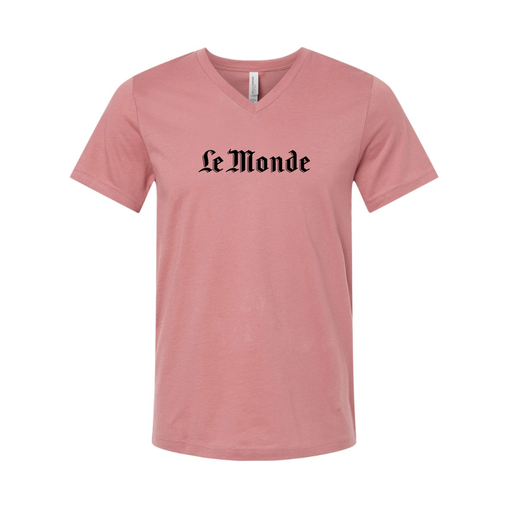 Le Monde  BELLA  CANVAS - Jersey V-Neck T-Shirt