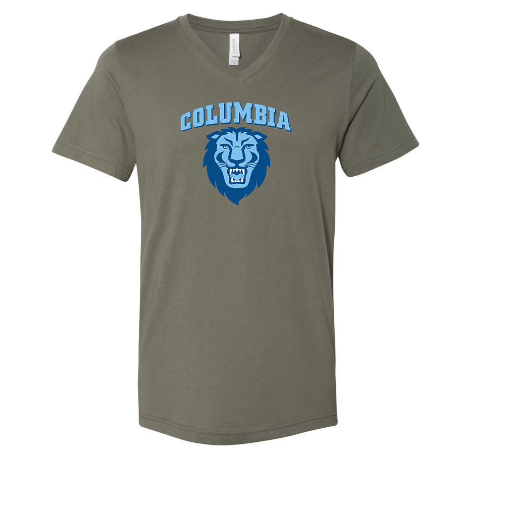Columbia Lions BELLA  CANVAS - Jersey V-Neck T-Shirt