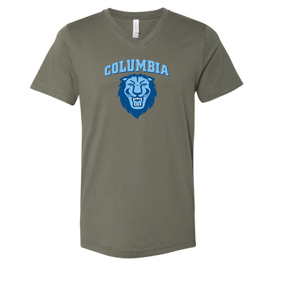Columbia Lions BELLA  CANVAS - Jersey V-Neck T-Shirt