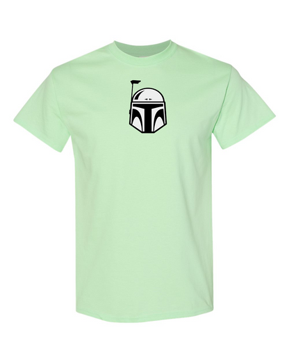 Men's Star Wars Boba Fett Helmet Gildan Heavy Cotton T-Shirt
