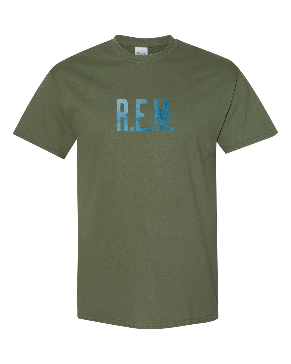 Men's R.E.M. Blue Gildan Heavy Cotton T-Shirt