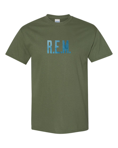 Men's R.E.M. Blue Gildan Heavy Cotton T-Shirt