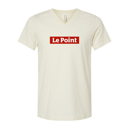 Le Point BELLA  CANVAS - Jersey V-Neck T-Shirt