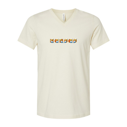 Kansas  BELLA  CANVAS - Jersey V-Neck T-Shirt