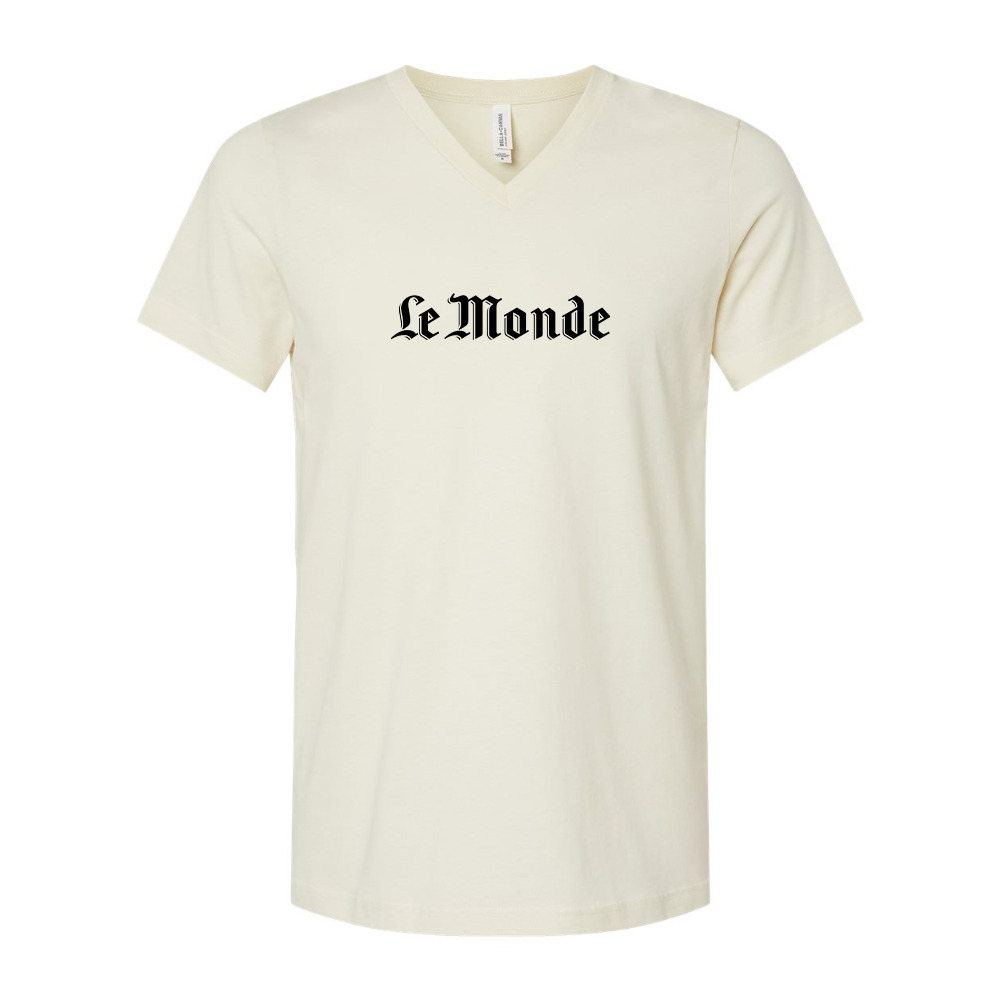 Le Monde  BELLA  CANVAS - Jersey V-Neck T-Shirt