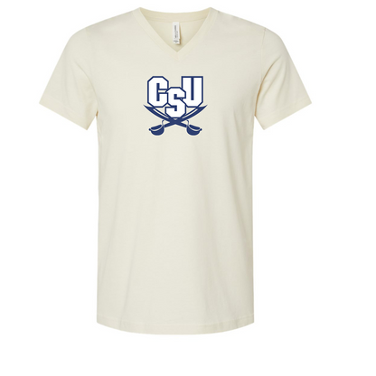 CSU Buccaneers   BELLA  CANVAS - Jersey V-Neck T-Shirt