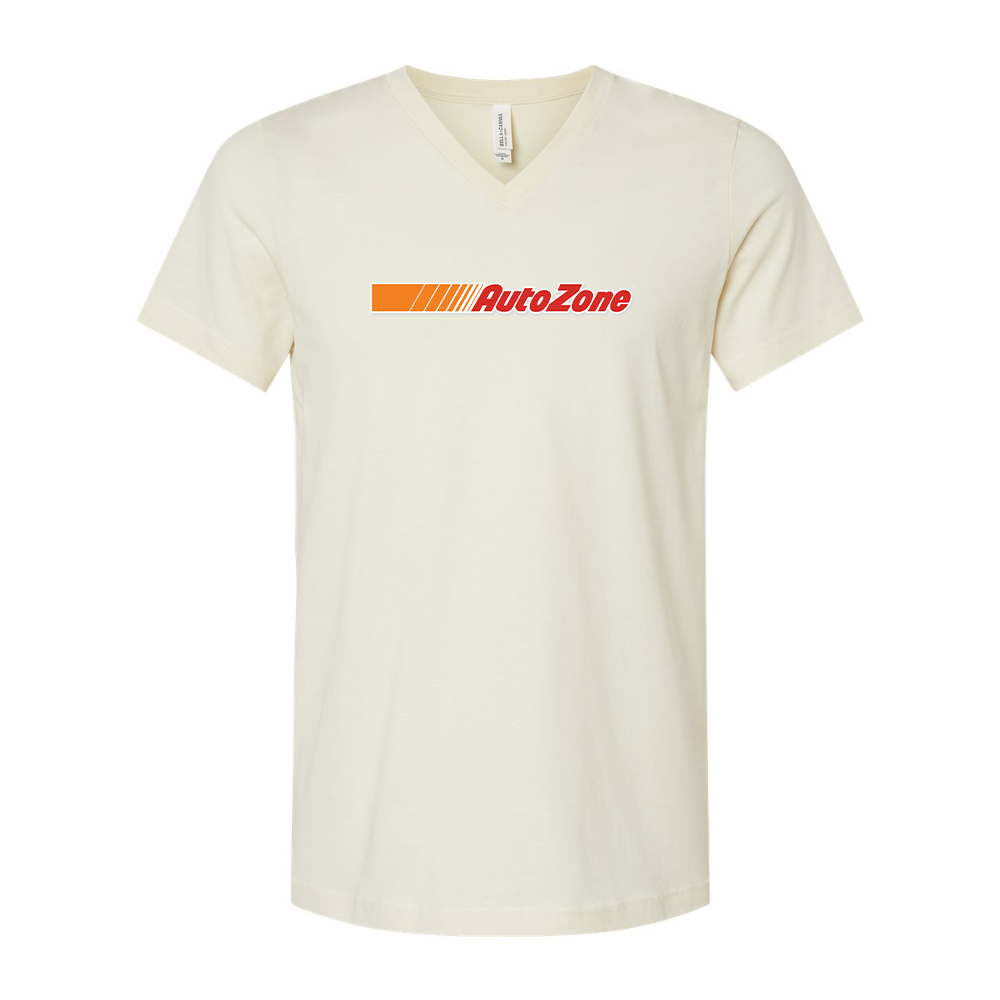 AutoZone Logo BELLA  CANVAS - Jersey V-Neck T-Shirt