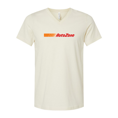 AutoZone Logo BELLA  CANVAS - Jersey V-Neck T-Shirt