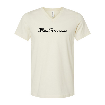 Ben Sherman BELLA  CANVAS - Jersey V-Neck T-Shirt