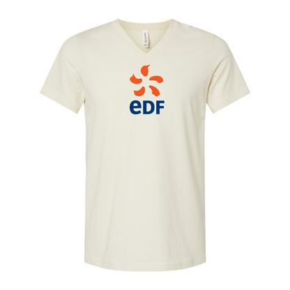 Edf BELLA  CANVAS - Jersey V-Neck T-Shirt
