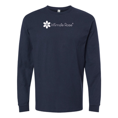 Men's Intimate Rose   Logo  Cotton Long Sleeve T-Shirt