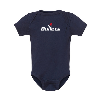 Baltimore Bullets  Logo Baby Onesie Romper
