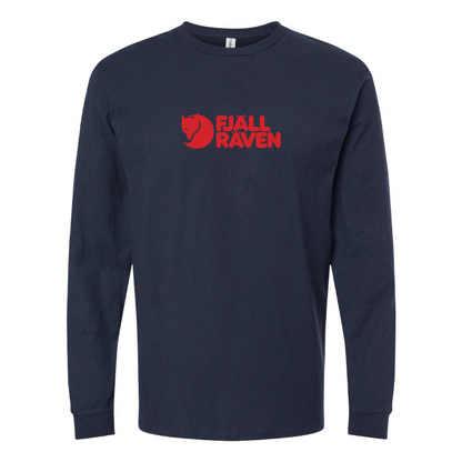 Youth Fjallraven Logo Cotton Long Sleeve T-Shirt