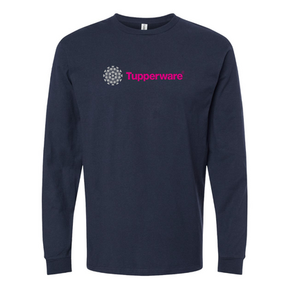 Men's Tupperware Logo Cotton Long Sleeve T-Shirt
