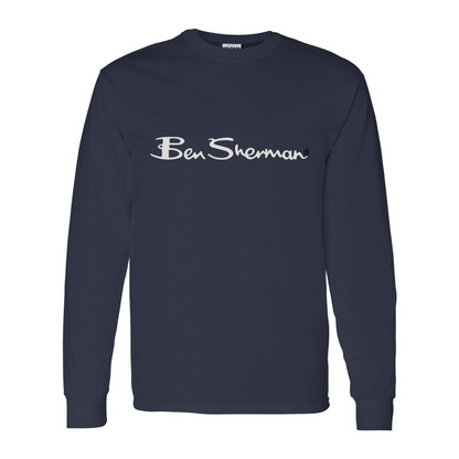 Men's Ben Sherman Gildan Heavy Cotton Long Sleeve T-Shirt