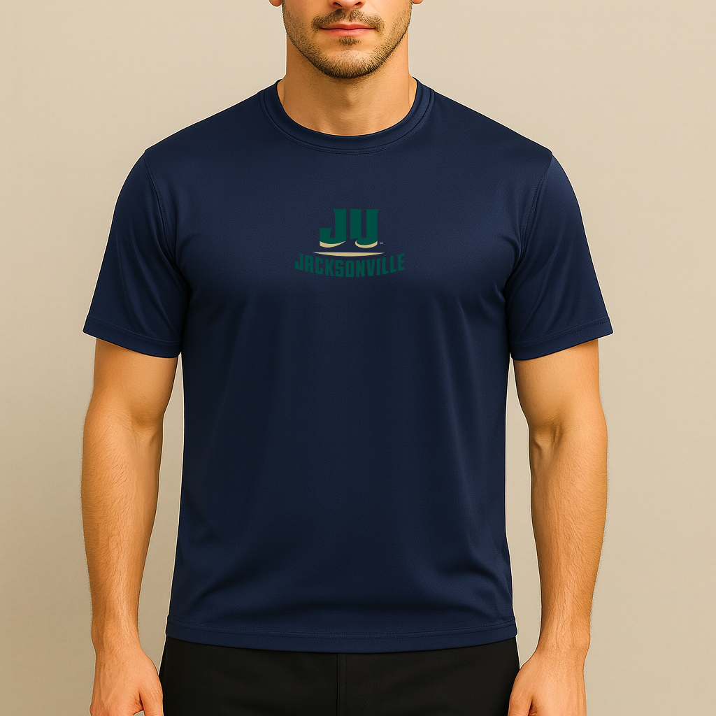 Men's Jacksonville Dolphins Logo Polyester T-Shirt