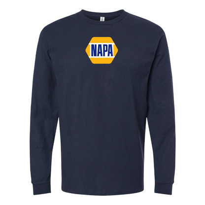 Men's Napa  Logo Cotton Long Sleeve T-Shirt