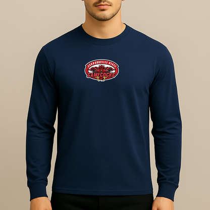 Men's Jacksonville State Gamecocks Logo Long Sleeve T-Shirt