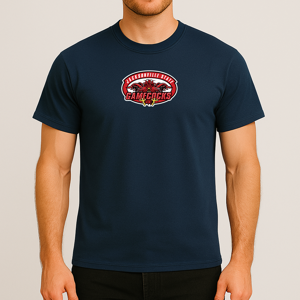 Men's Jacksonville State Gamecocks Logo Cotton T-Shirt