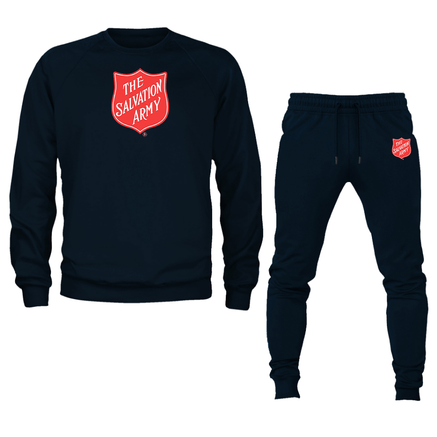 Men's   The Salvation Army  Crewneck Sweatshirt Joggers Suit