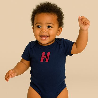Hartford Hawks Logo Baby Romper Onesie