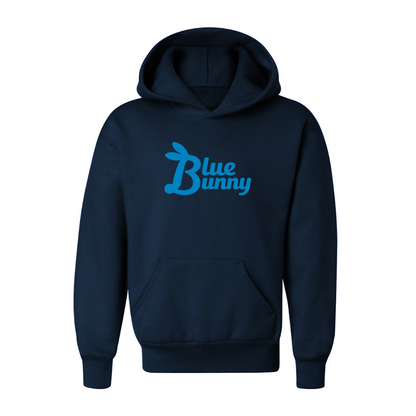 Youth Blue Bunny  Logo Pullover Hoodie