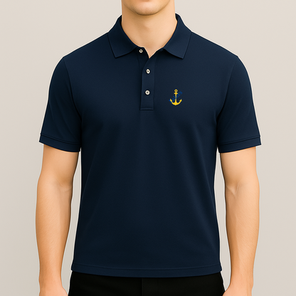 Men's Lake Superior State Lakers Logo Dry Blend Polo