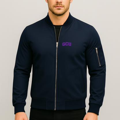 Men's Grand Canyon Antelopes Logo Lightweight Bomber Jacket Windbreaker Softshell Varsity Jacket Coat