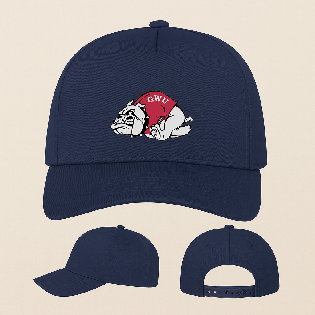 Gardner Webb Bulldogs Logo Five Panel Twill Snapback Cap