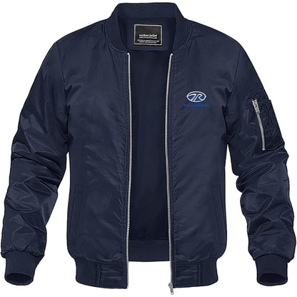 Men's Thairung Logo Lightweight Bomber Jacket Windbreaker Softshell Varsity Jacket Coat