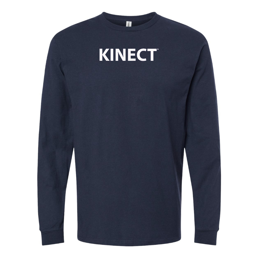 Men's Kinect Logo  Cotton Long Sleeve T-Shirt